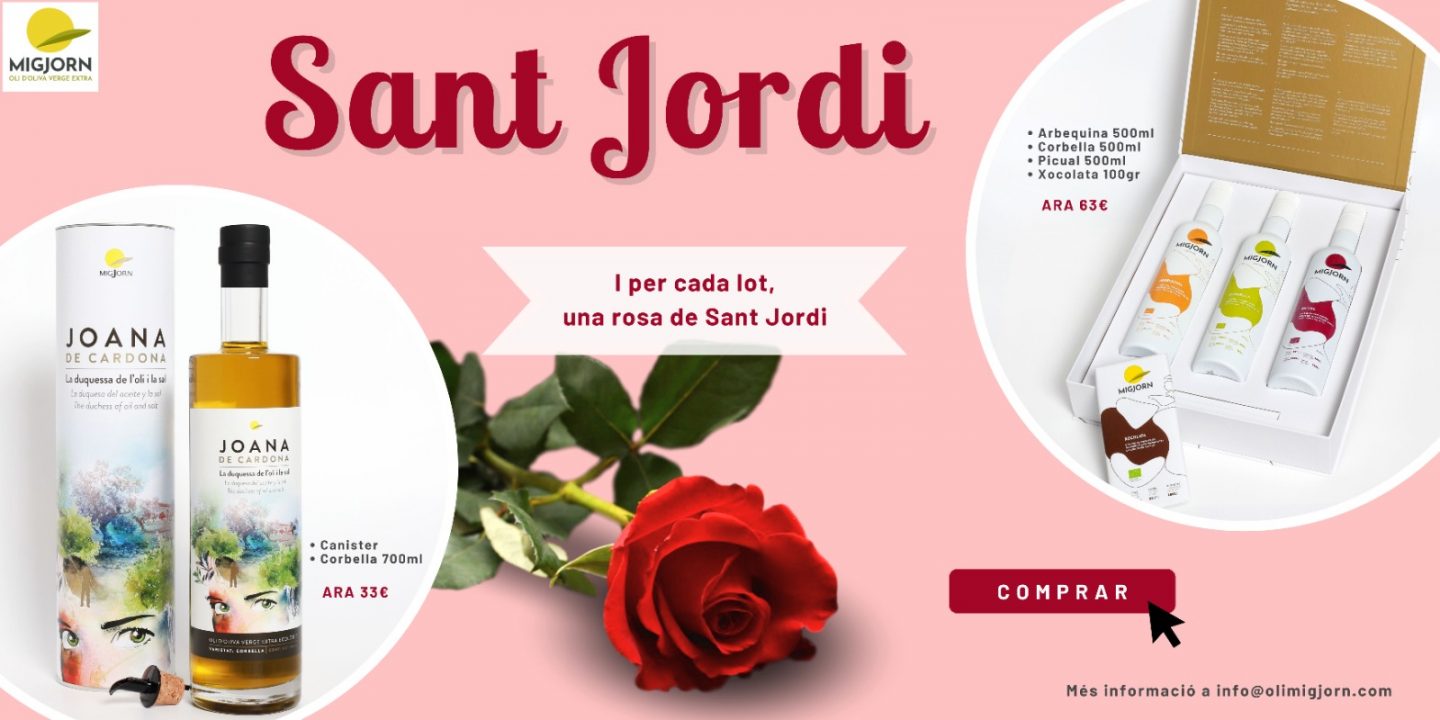 Celebra Sant Jordi con Oli Migjorn